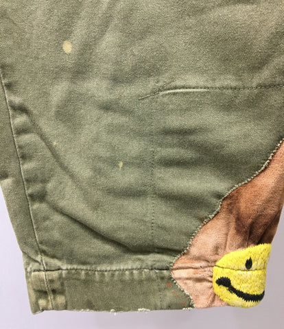 Capital Strait rambler jacket damaged high waist Nimes Pants Khaki k1910lp810 Mens Size XL Kapital