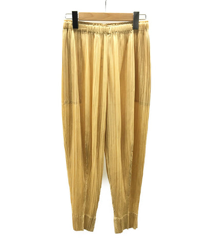 Pleated Please Beauty 21ss Pleated Hem Ribbed Pants ISSEY MIYAKE Issey Miyake PP11-JF164 Ladies SIZE 2 PLEATS PLEASE