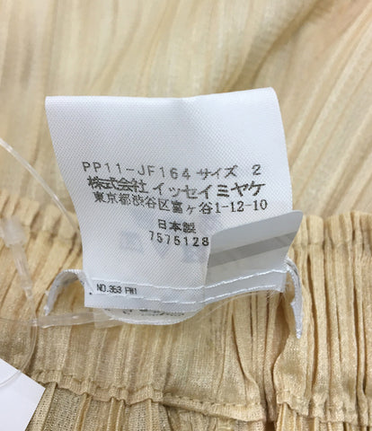 ผลิตภัณฑ์ความงาม Prizplis 21ss กางเกงขายาวขายาว ISSEY MIYAKE Issemiyake PP11-JF164 ผู้หญิง SIZE 2 PLEATS PLEASE