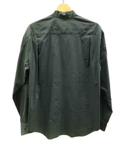 Issey Miyakimen Cotton Nylon Stand Collar Shirt 99AW ME93-FJ508 Men's Size M Issey Miyake Men