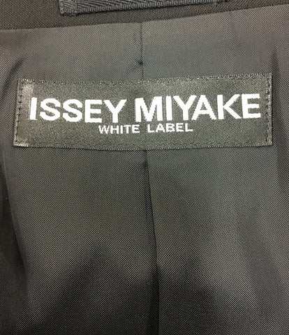 Isemiyake 美容无色夹克 / 黑色 13ss / 毛领夹克 ME32FD521 男士 ISSEY MIYAKE WHITE LABEL