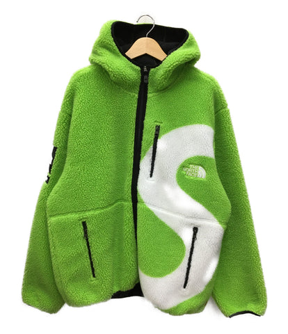 THE NORTH FACE美货Supreme Logo Hoodie Fleece Jacket20aw NT620041男式尺寸XL Supreme×THE NORTH FACE