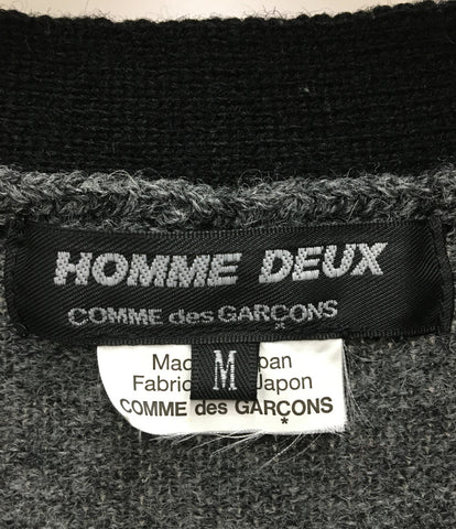 男士COMME des GARCONS HOMME DEUX羊毛衫双色15AW AD2015DP-N011尺寸M COMME des GARCONS HOMME DEUX
