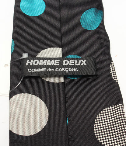 COMME DES GARCONS HOMME DEUX Tie Black Dot Comde Garson Omdu Men's COMME DES GARCONS HOMME DEUX