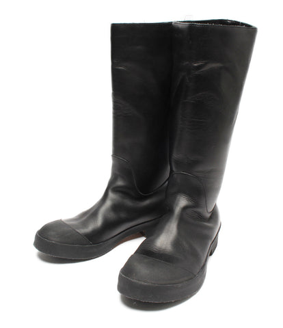 MARTIN MARGIELA 22 Leather Long Boots Martin Margera Black MM22 Women's Size 36 (23 cm) Martin Margiela