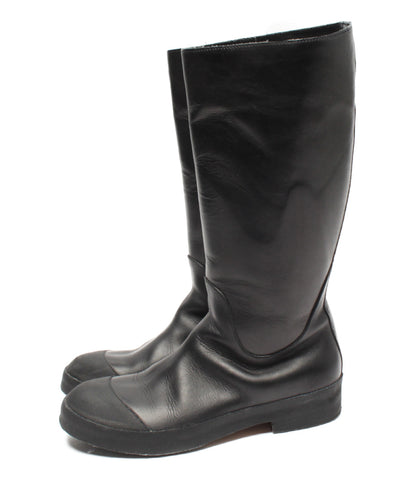 MARTIN MARGIELA 22 Leather Long Boots Martin Margera Black MM22 Women's Size 36 (23 cm) Martin Margiela
