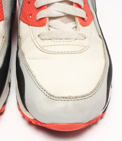 耐克运动鞋 Airmax 90 黑色×白色×粉红色 airmax90 （GS） 307793 137 男士 SIZE 25cm 耐克