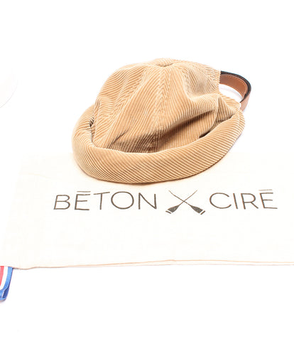 ผ้าฝ้ายผ้าฝ้ายบริสุทธิ์ Degarsen ความงามผลิตภัณฑ์ BETON × CIRE คอร์ดหมวกสีน้ำตาล wd-k602 เป็นกลาง junya watanabe ผู้ประสานงาน