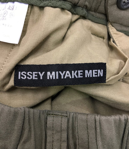 Isemiya ke men 20aw ผ้าฝ้ายกางเกงตรงยางเอว ME03FF011 ผู้ชาย SIZE S ISSEY MIYAKE MEN