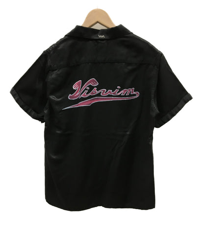 ビズビム  19ss Collection IRVING SHIRT バックロゴ　半袖シャツ ブラック     0119105011020 メンズ   VISVIM