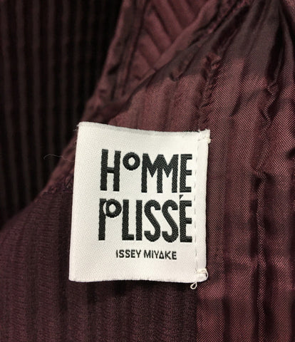 Om Presacy Syssey Miyake Pleats Jacket Pleated Jacket Tailad 18aw HP83JD209 Men's Size S ISSEY MIYAKE HOMME PLISSE