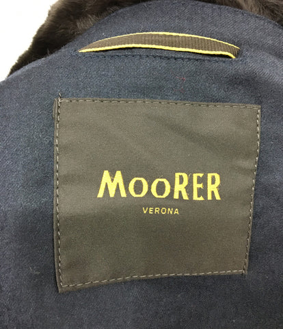 Mooley Beauty Collar Far Down Jacket Black Rabbit Far with IT0121162992 Men's Size L Moorer