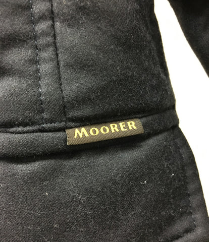 ムーレー 美品 襟ファーダウンジャケット ブラック ラビット　ファー付き     IT0121162992 メンズ SIZE L  MOORER