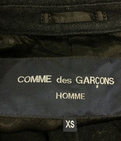COMME des GARCONS HOMME ステンカラーコート XS 黒