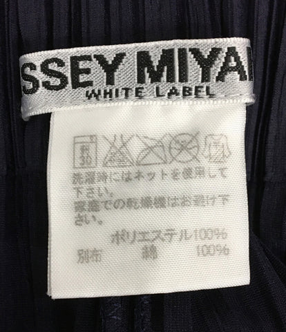 イッセイミヤケ  white label プリーツ スカート ネイビー      IM42FG236 レディース SIZE L  ISSEY MIYAKE