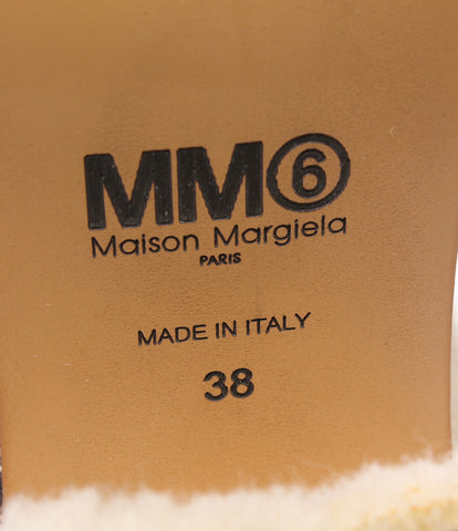 สวยสินค้าที่ MAISON MARGIELA โบอาส้น Sandals Mouton ผจญภัยมากมายในห้องนี้เครื่องหนังกากเพชรไม่ได้เรื่อ 40WP0083 สาวๆ MM6 MAISON MARGIELA