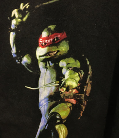 SPEAM 21SS Raphael Tee Raphael Mutant Turtles รุนแรงเสื้อยืดชายผิวดํา SIZE L Supreme