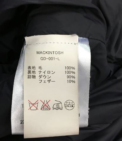 マッキントッシュ ウール ダウンジャケット ネイビー GD-001-L メンズ
