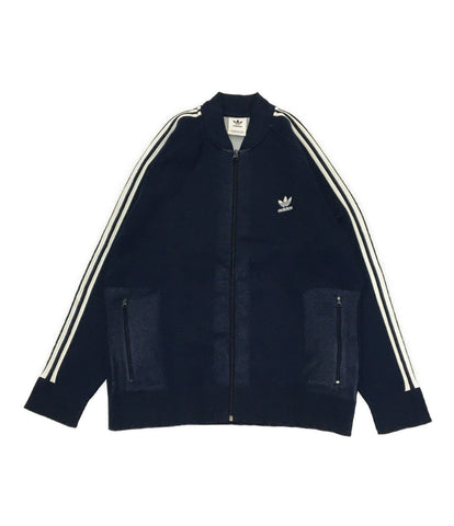 Adidas Original Smell Beauty Products Jersey Knit Track Top Navy DH5755BF Men Size O Adidas Originals