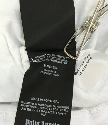 パームエンジェルス  クルーネック ロゴ 半袖Ｔシャツ ホワイト NEW BASIC TEE     PMAA001R20413001 メンズ SIZE L  PALM ANGELS