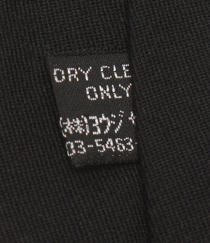 Yojiyamoto Pool Homme Embroidererie Tai Narrow Strap Black 2021SS HD-N01-160 Unisex Yohji Yamamoto Pour Homme
