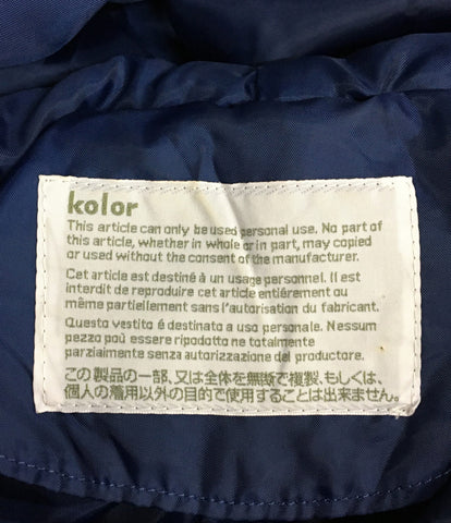 Color cotton switching food navy 13AW 13 WCM-G10111 Men's Size S Kolor