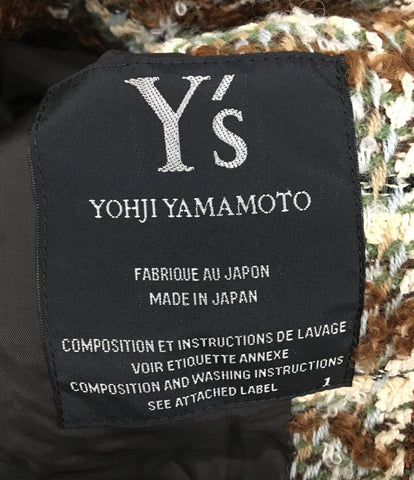 Wise Tweed Duffel Blouson Nor-Color Yoji Yamamoto 11SS YO-J28-152 Women's Size S Y'S