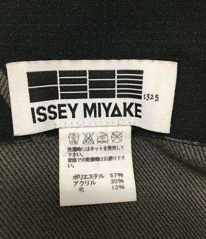 Issey Miyake กระโปรงแข็งสีดำ 14aw IL43FG844 ขนาดของผู้หญิง L 132.5 Issey Miyake