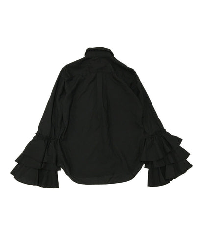 Comde Garson COMCOM Long Sleeve Shirt Frill Shirt Black 18SS RA-B018 Women's Size XS COMME DES GARCONS