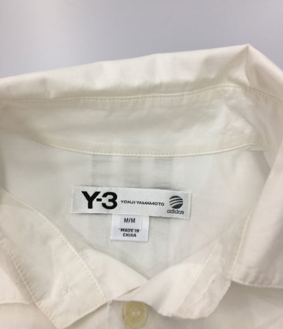 ワイスリー  ロングテイルシャツ ワンポイント ホワイト 15ss     メンズ SIZE M  Y-3