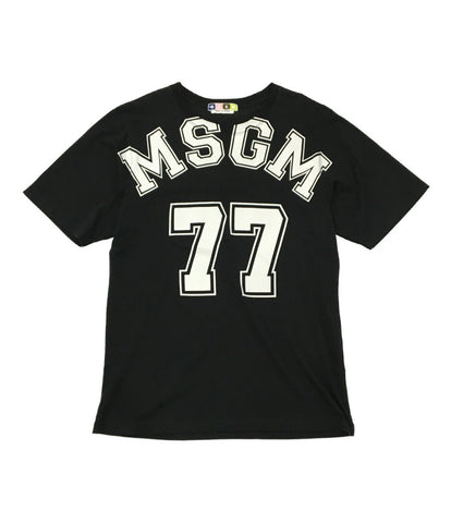 エムエスジーエム  ロゴ 半袖Tシャツ ブラック      メンズ SIZE S  MSGM