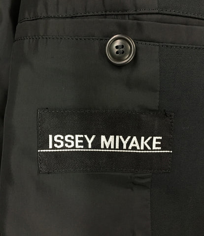 イッセイミヤケ  コート  ノーカラージャケット No Collar Jacket  archive アーカイブ 80年代    0AL13042 メンズ SIZE M  ISSEY MIYAKE