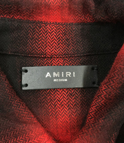 アミリ シャドーチェック オンブレ ネルシャツ CORE SHADOW FLANNEL SHIRT USA製      メンズ SIZE M  AMIRI