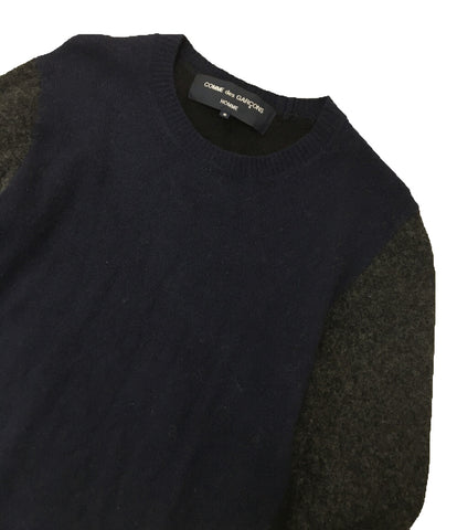 ComDe Gal Son Metro Knit Navy 09AW HD-N009 Men's Size S COMME DES GARCON HOMME