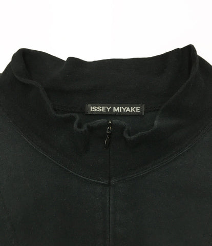 Issey Miyake Long-sleeved T-shirt Half Zip High Neck Tee Me63JK032 Men's Size M Issey Miyake