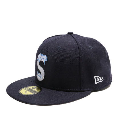 SUPREME シュプリーム 20AW×NEWERA ICE S Logo ニューエラ アイス Sロゴ ベースボールキャプ 帽子 ブラックキャップ