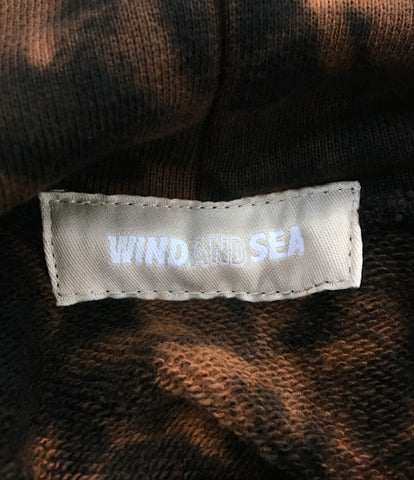 WIND AND SEA Bleached HOODIE パーカー　L 黒