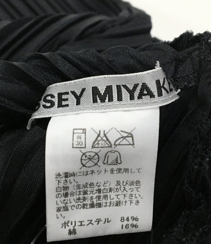 Issei Miyake, เสื้อแขน Priet Dolman, สุภาพสตรี IM62FD619 สีดํา SIZE M ISSEY MIYAKE