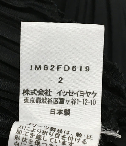 Issei Miyake, เสื้อแขน Priet Dolman, สุภาพสตรี IM62FD619 สีดํา SIZE M ISSEY MIYAKE