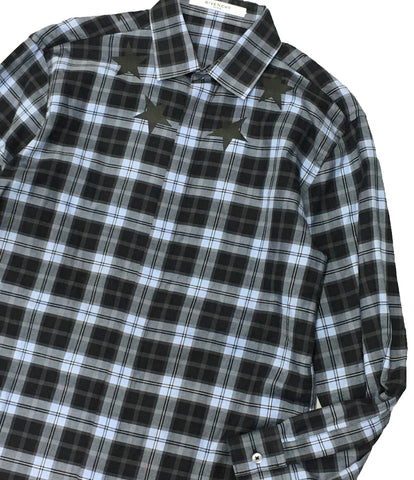 Givenchy Beauty Products Long Sleeve Shirt CheckShirt Star 16AW Men's GIVENCHY