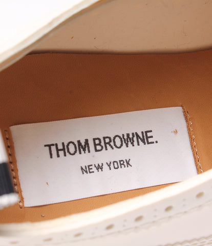 Tom Brown wing tip shoes white