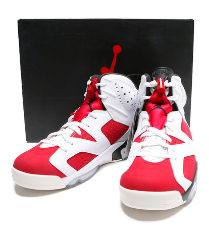 Nike บทความใหม่รองเท้า Sneaker อากาศจอร์แดน 6 ย้อนยุค Carmine Air จอร์แดน 6 ย้อนยุค Carmine Dett หุ้น 2014 384664-160 ผู้ชายขนาด 26.5 เซนติเมตร Nike