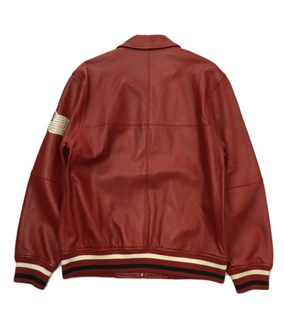 Supreme Leather Varsity  jacket Lサイズ
