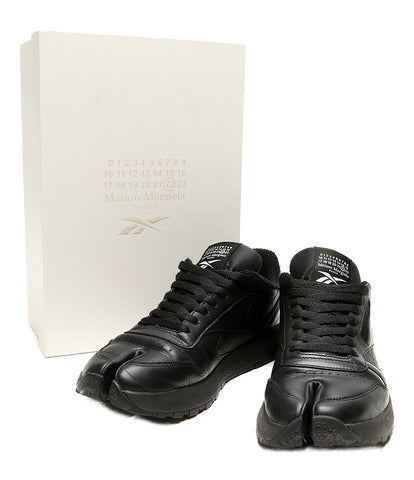 美品Maison Margiela x Reebok足袋スニーカー36ブラック靴/シューズ