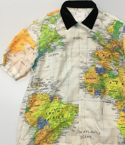 トップスsacai World Map Shirt