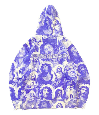 シュプリーム  パーカー Jesus and Mary Hooded Sweatshirt Purple      メンズ SIZE L  Supreme