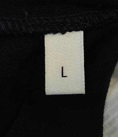 グッチ  半袖Ｔシャツ ロゴプリントTシャツ ブラック グレ-      レディース SIZE L  GUCCI