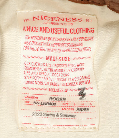 ナイスネス ディアレザードローストリングバック 巾着リュック      メンズ SIZE -  NICENESS