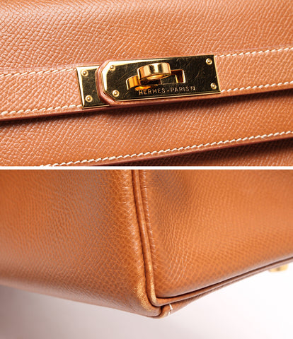 Hermes leather handbag Kushuberu Gold Hardware 2way □ A stamp Kelly 32 Kelly 32 Ladies HERMES