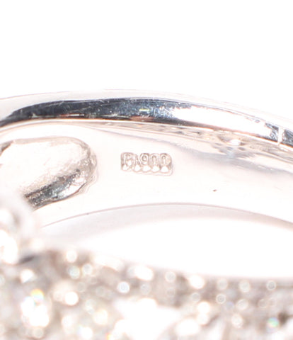 PT900 สีน้ำตาลเพชร 2.022ct เพชร 1.82ct แหวน PT900 ผู้หญิงขนาดหมายเลข 14 (แหวน)